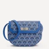 Liberty Bags^Iphis Blue Round Crossbody Bag