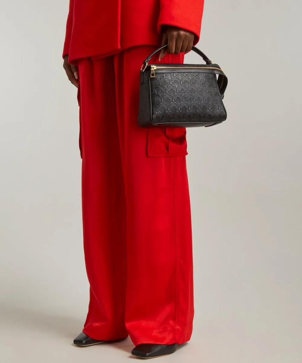 Liberty Bags^Iphis Embossed Petite Valise Cross-Body Bag