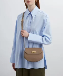 Liberty Bags^Iphis Leather Round Crossbody Bag