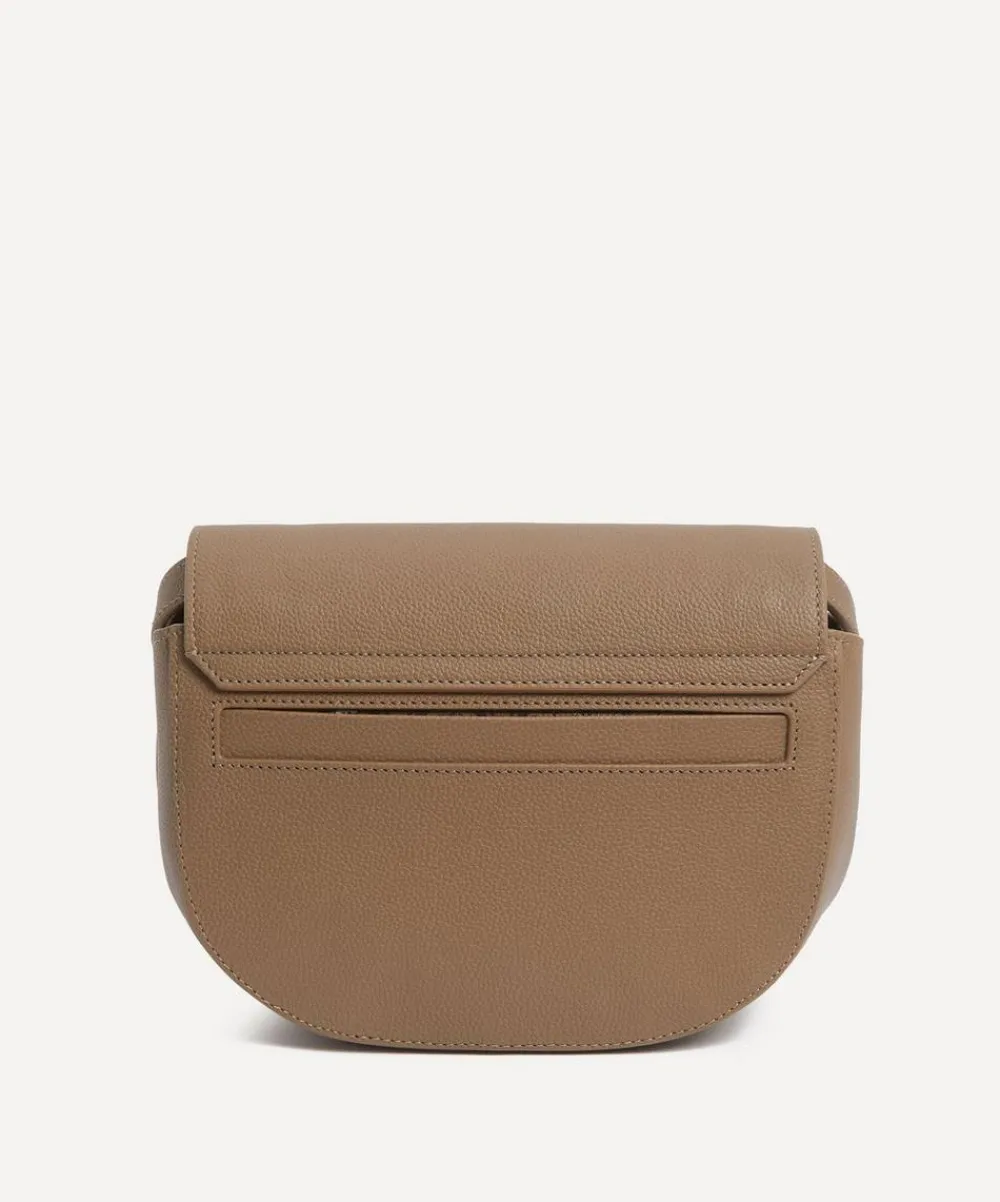 Liberty Bags^Iphis Leather Round Crossbody Bag