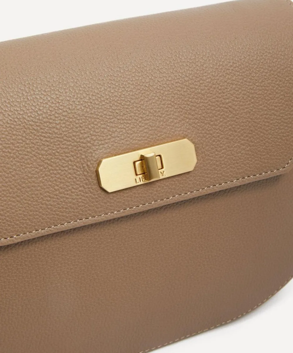Liberty Bags^Iphis Leather Round Crossbody Bag