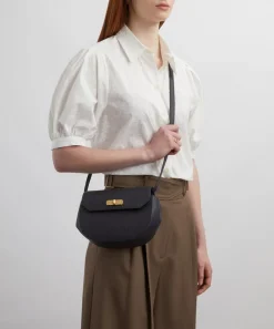 Liberty Bags^Iphis Leather Round Crossbody Bag