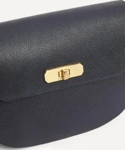 Liberty Bags^Iphis Leather Round Crossbody Bag