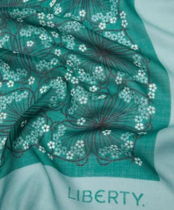 Liberty Scarves^Iphis Meadow 135X135 Wool-Silk Scarf