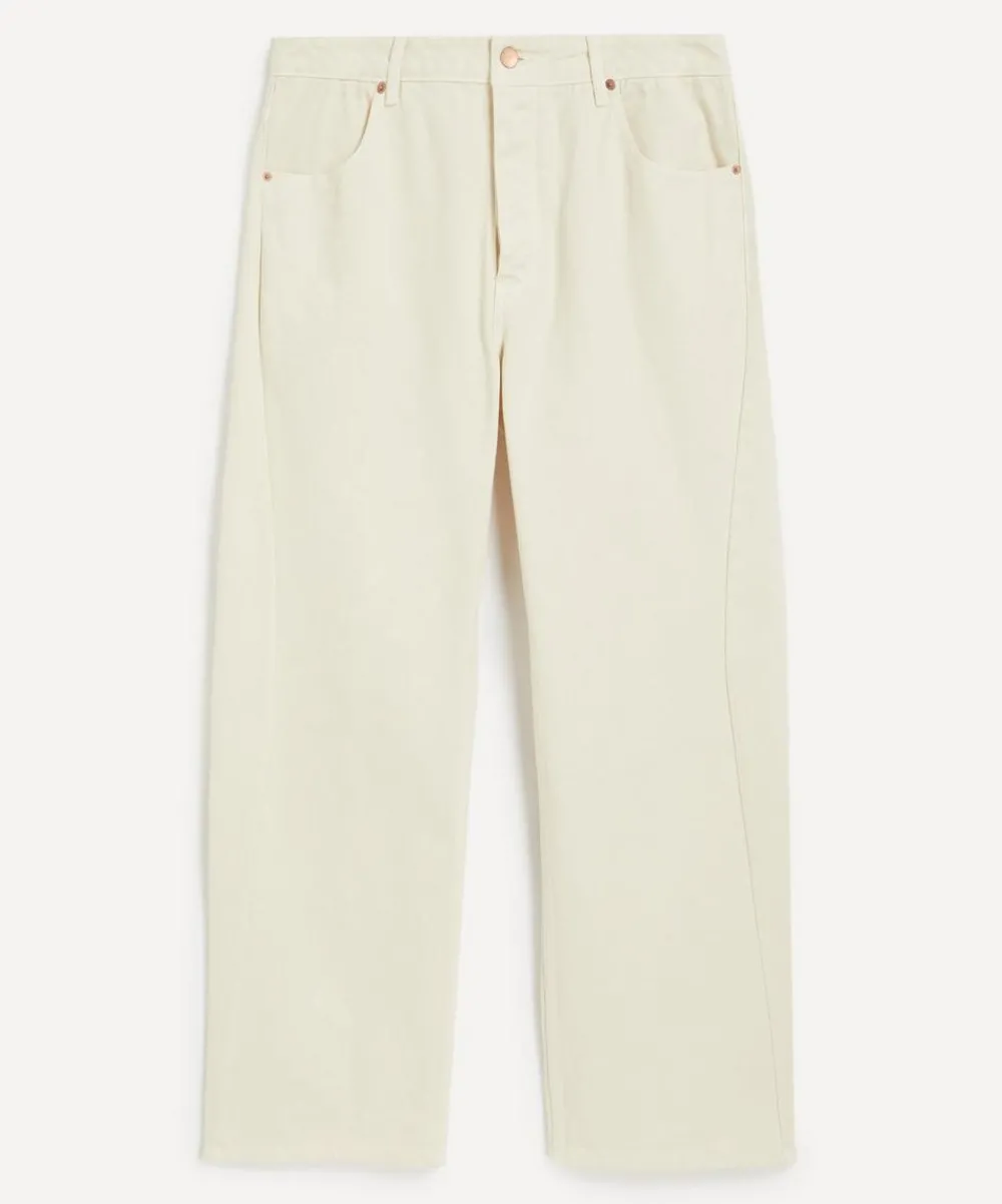 Le17septembre Jeans^Ivory Engineered Wide-Leg Jeans