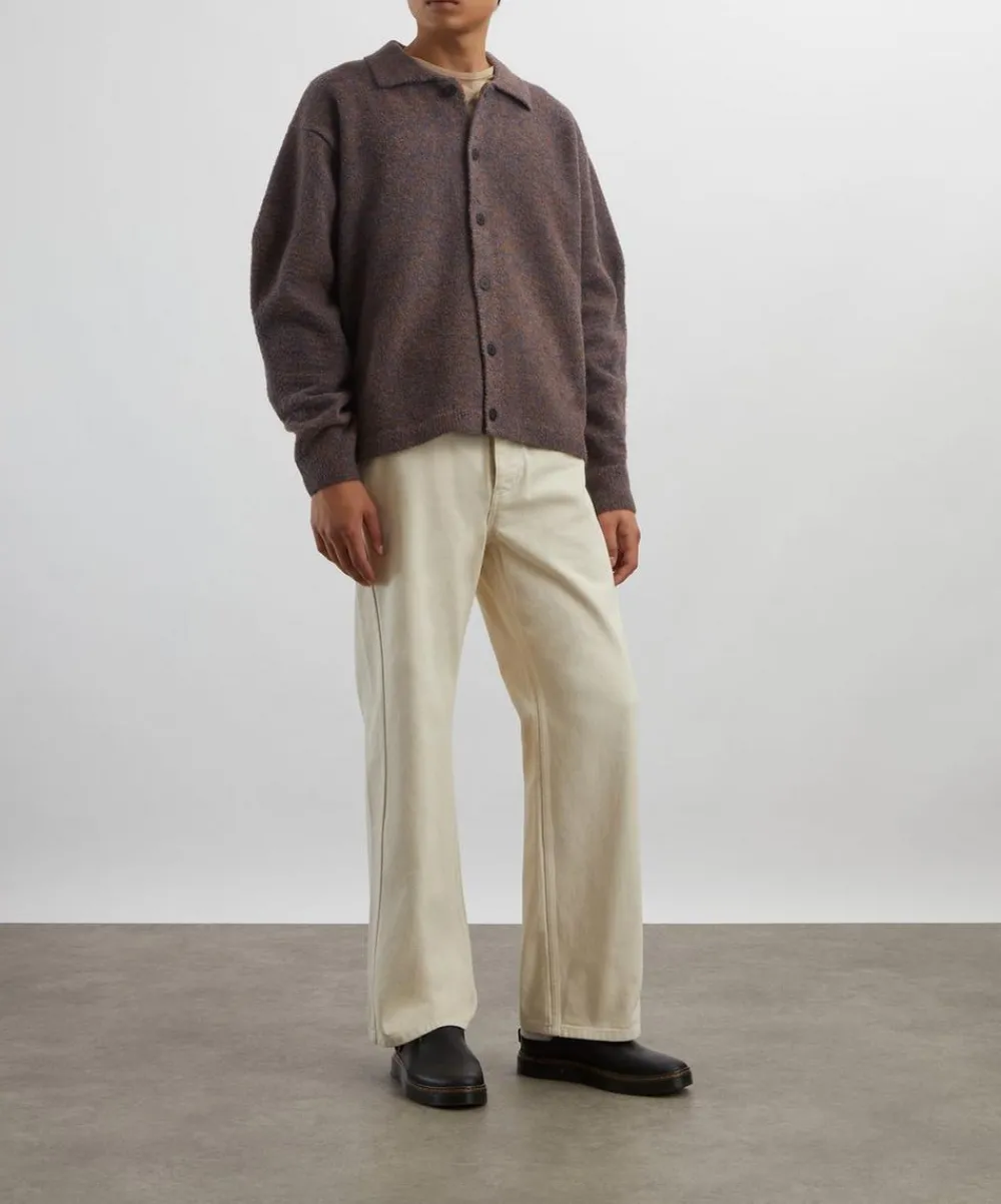 Le17septembre Jeans^Ivory Engineered Wide-Leg Jeans