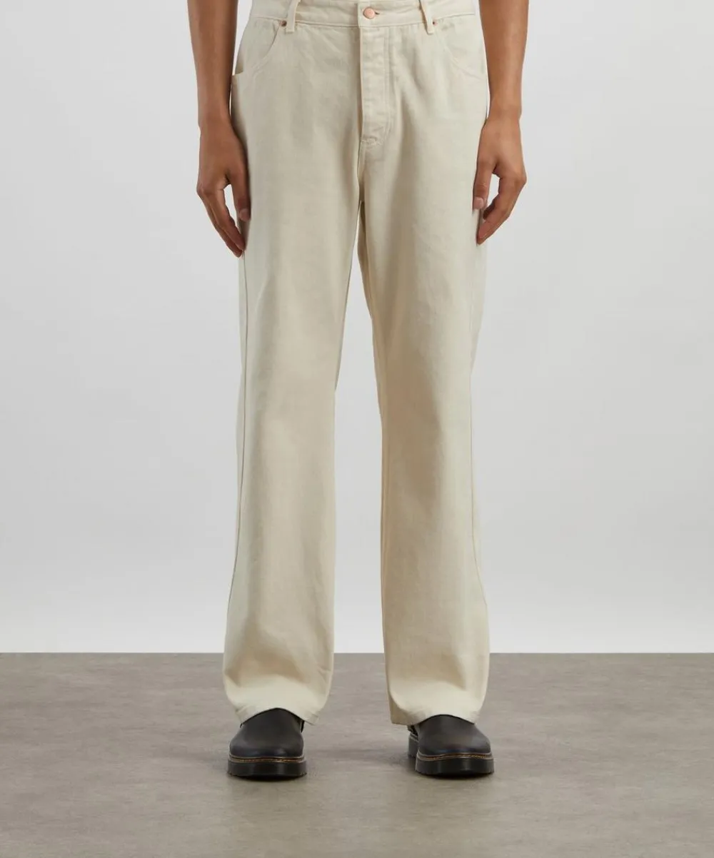 Le17septembre Jeans^Ivory Engineered Wide-Leg Jeans