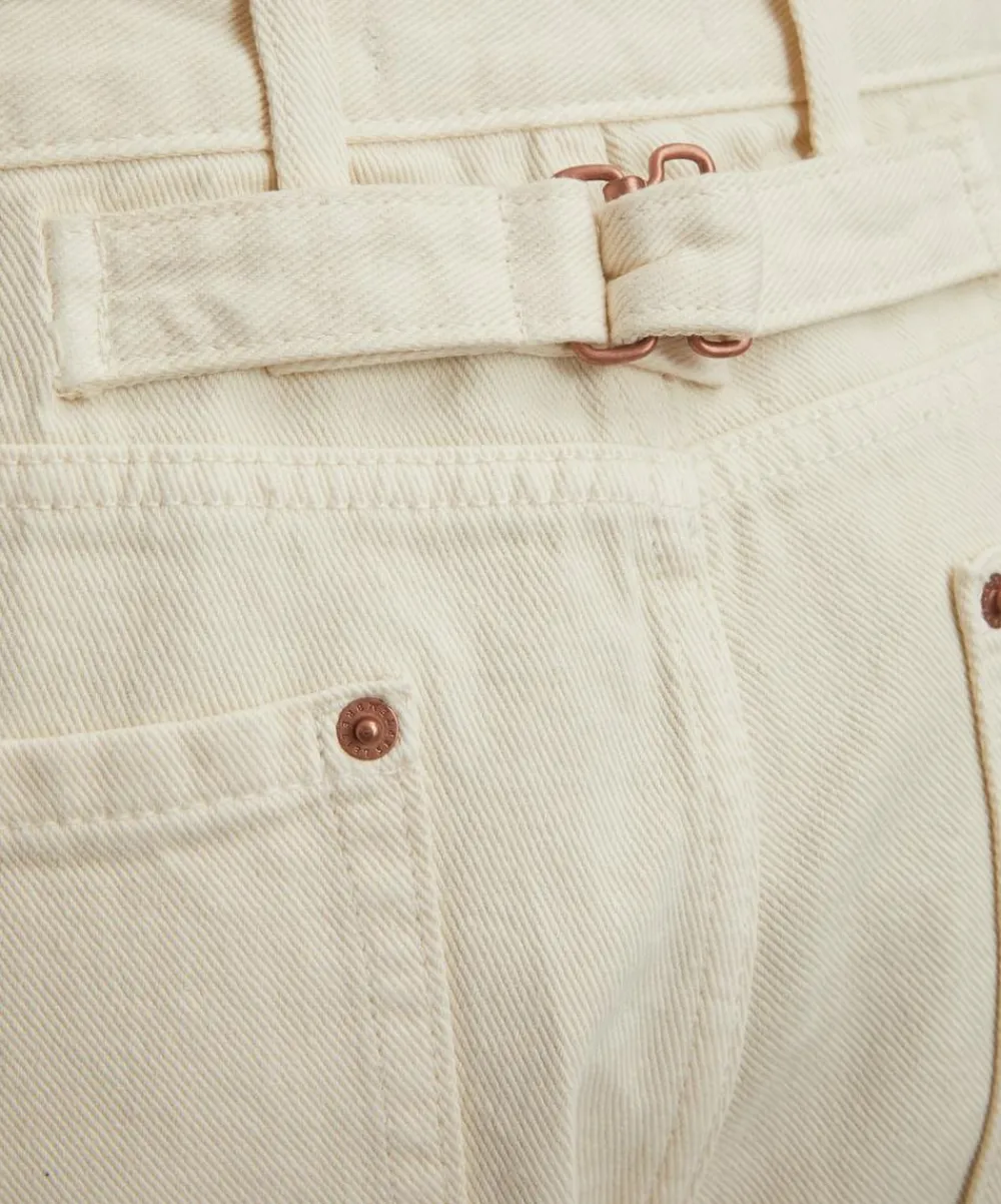 Le17septembre Jeans^Ivory Engineered Wide-Leg Jeans