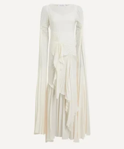 Georgia Hardinge Dresses^Ivory Waterfall Floor-Length Dress