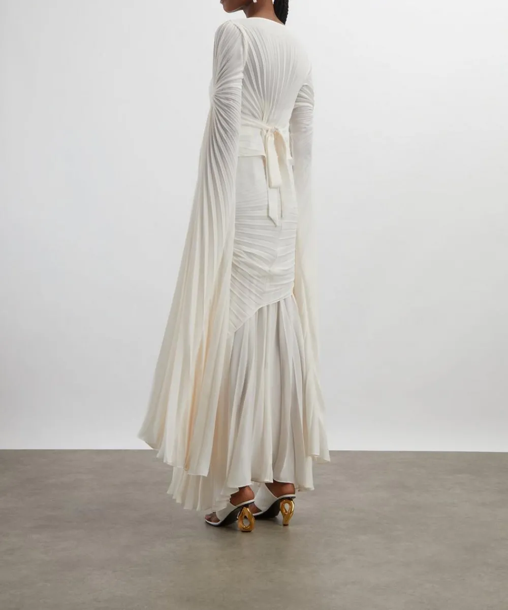 Georgia Hardinge Dresses^Ivory Waterfall Floor-Length Dress