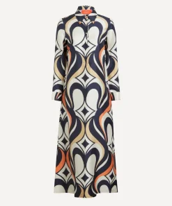 La DoubleJ Dresses^Jive Macro Silk Twill Swing Dress