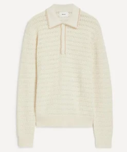 NN07 Tops^Josh Cotton-Knit Polo Shirt