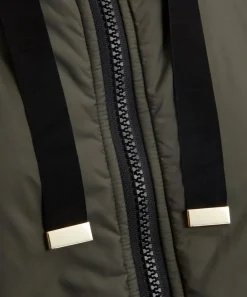 Max Mara Coats & Jackets^Kaki Greenci Padded Cape in Water-Repellent Canvas