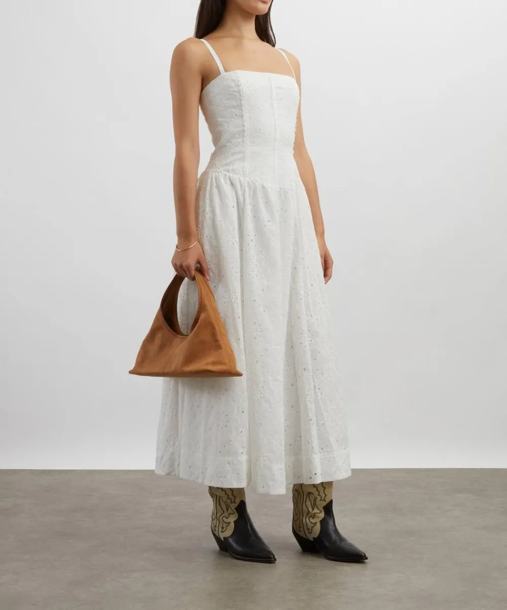 Reformation Dresses^Katarin White Broderie Anglaise Dress