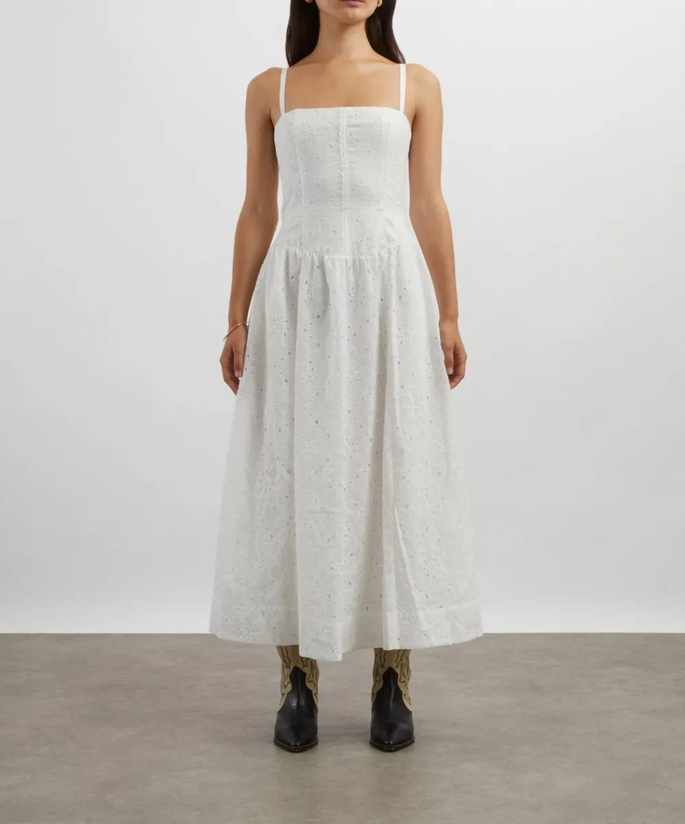 Reformation Dresses^Katarin White Broderie Anglaise Dress