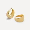 Monica Vinader Earrings^Kate Young 18ct Gold-Plated Vermeil Silver Large Hoop Earrings