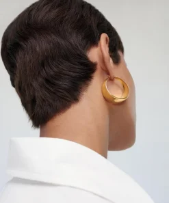 Monica Vinader Earrings^Kate Young 18ct Gold-Plated Vermeil Silver Large Hoop Earrings