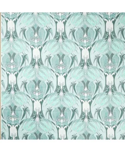 Liberty Interiors Furnishing Fabrics^Katherine Nouveau Emberton Linen in Jade