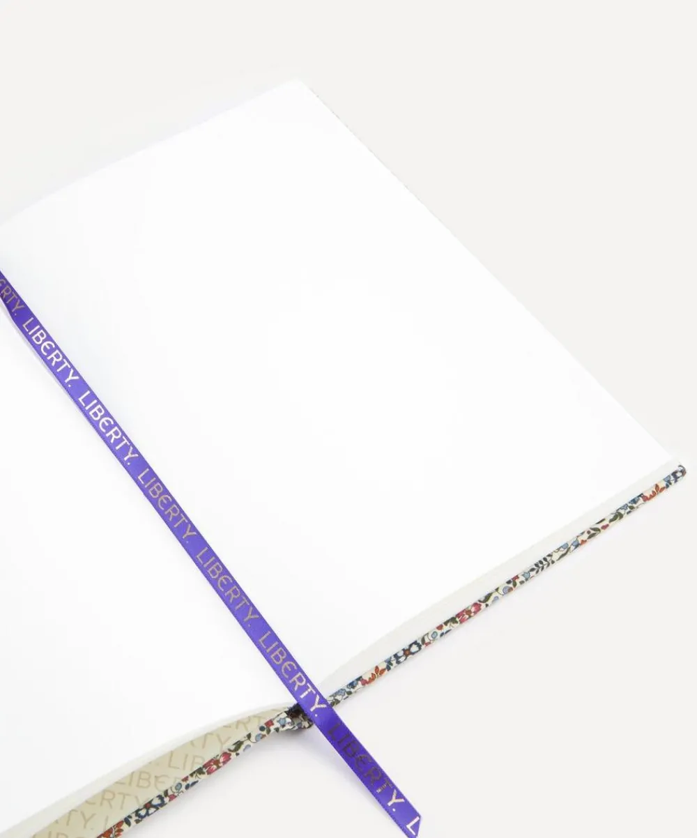 Liberty Stationery And Games^Katie and Millie Print Cotton A5 Lined Notebook