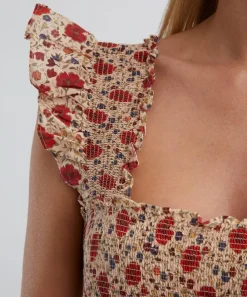 RIXO Dresses^Kendall Eva Floral Midi Dress