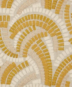 Liberty Interiors Furnishing Fabrics^Kimono Knot in Fennel