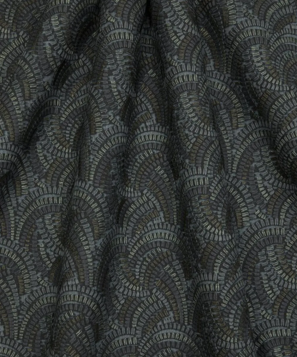 Liberty Interiors Furnishing Fabrics^Kimono Knot in Ink