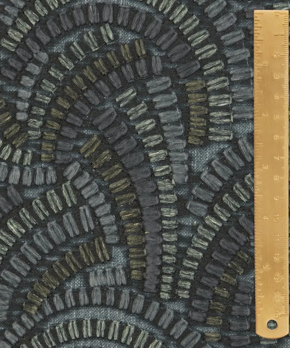 Liberty Interiors Furnishing Fabrics^Kimono Knot in Ink