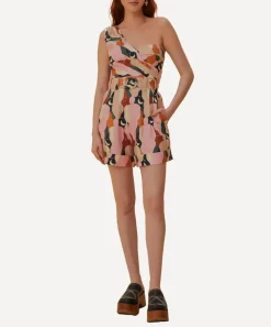 FARM Rio Dresses^Kiss Multicolour One-Shoulder Romper