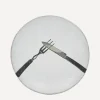Astier de Villatte Tableware^Knife and Fork Saucer