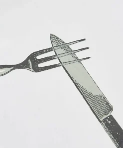 Astier de Villatte Tableware^Knife and Fork Saucer