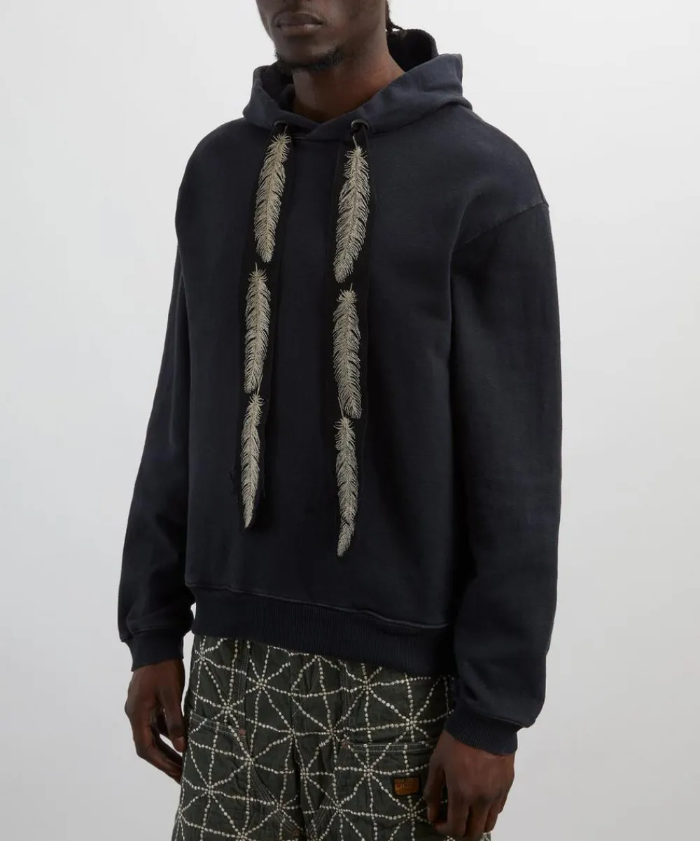 Kapital Knitwear & Sweats^Knit Feather Cord Hoodie