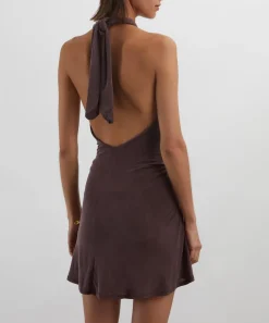 Peachy Den Dresses^Kylie Halter Knot Dress