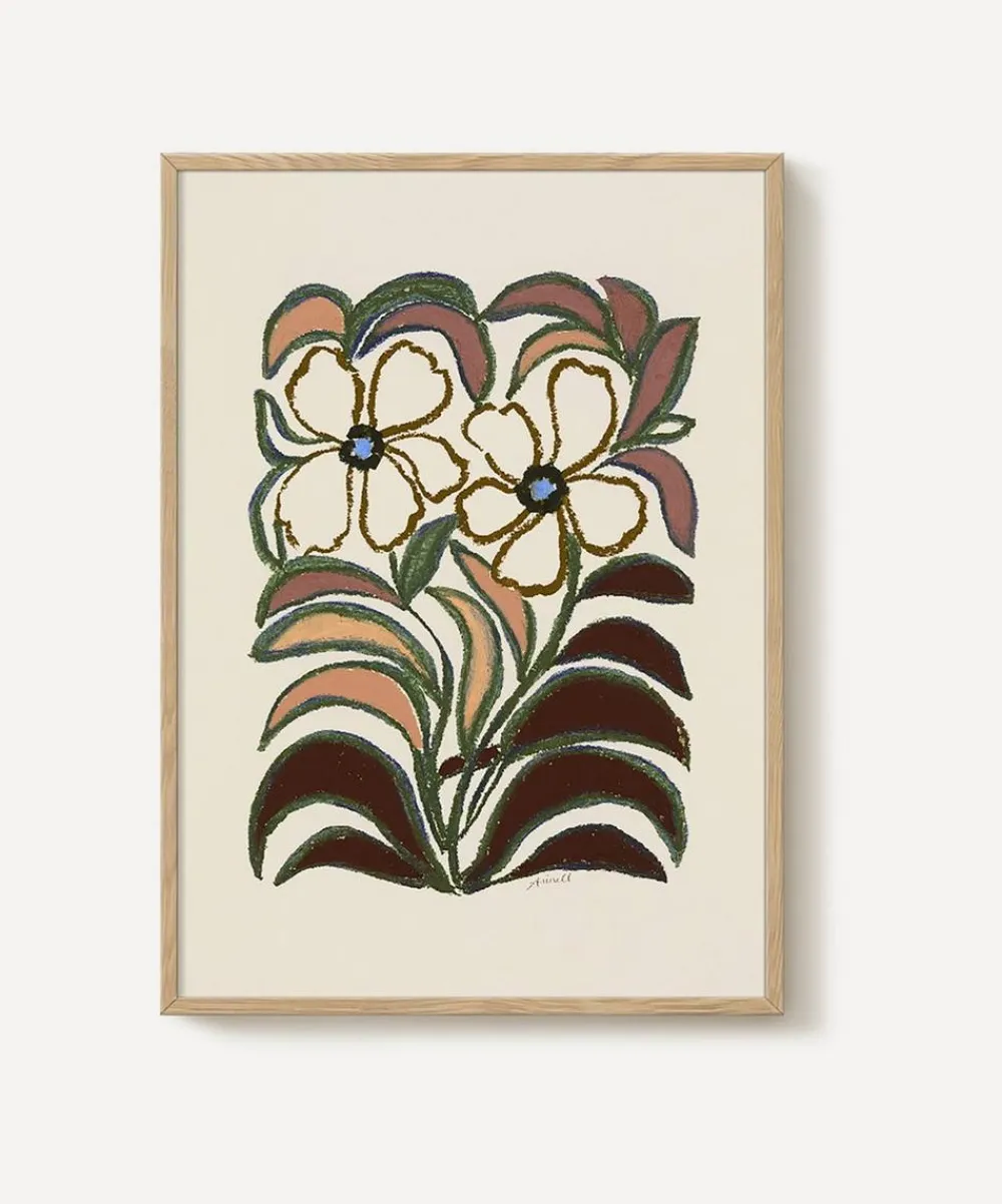 PSTR Studio Wall Art|Living Room^La Poire Mahogan Framed Print