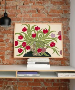 PSTR Studio Wall Art^La Poire Tulips Framed Print