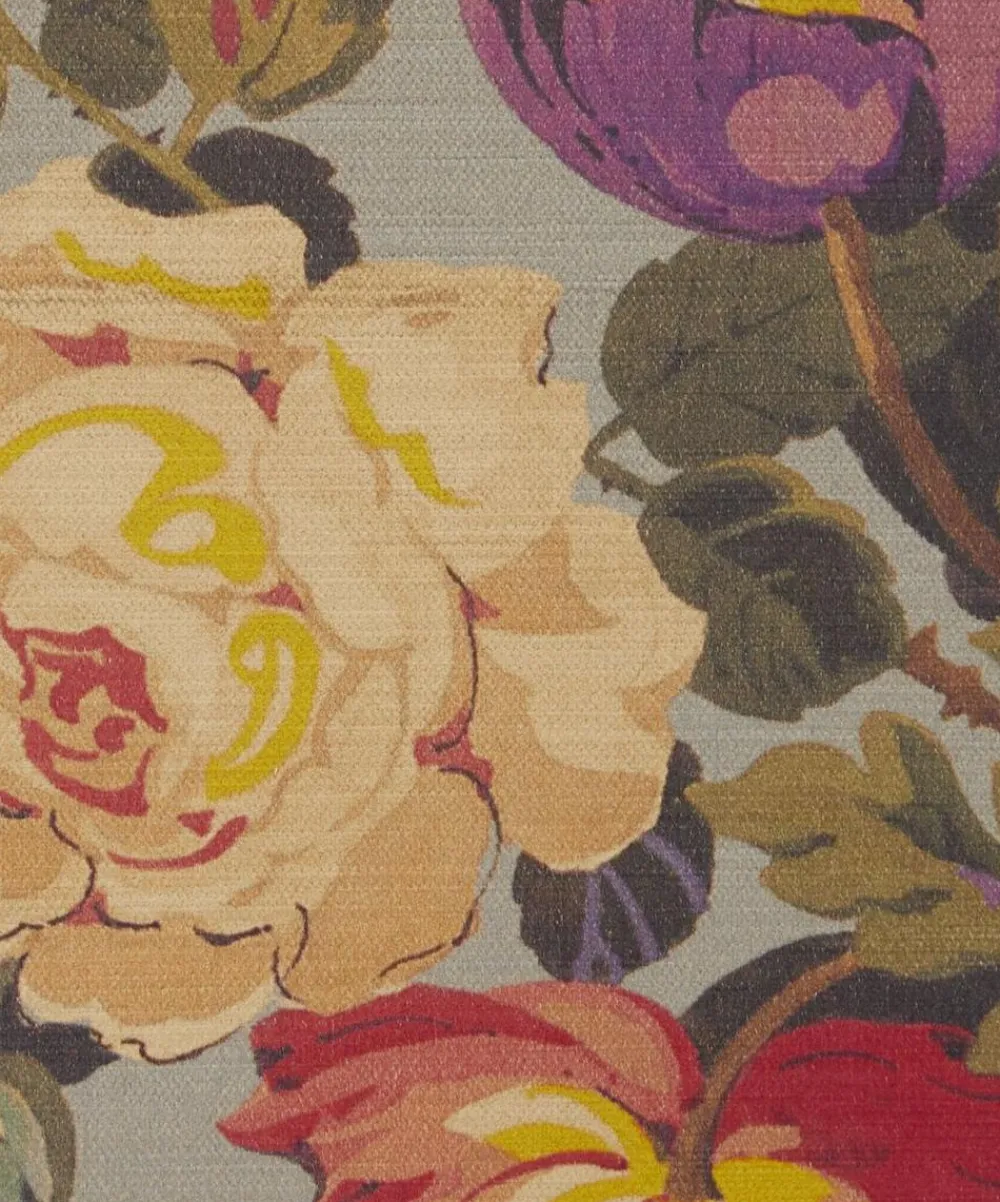 Liberty Interiors Furnishing Fabrics^Lady Kristina Rose Vintage Velvet in Pewter