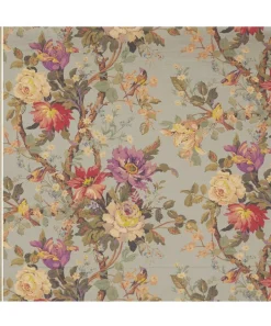 Liberty Interiors Furnishing Fabrics^Lady Kristina Rose Vintage Velvet in Pewter