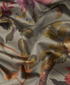 Liberty Interiors Furnishing Fabrics^Lady Kristina Rose Vintage Velvet in Pewter