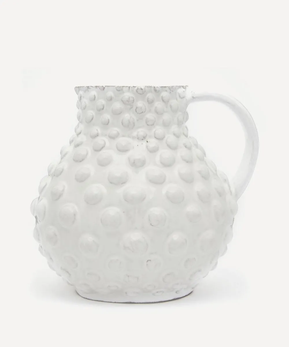 Astier de Villatte Glass & Drinksware^Large Adélaïde Jug