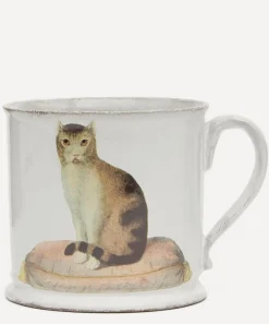 Astier de Villatte Mugs^Large Cat Mug