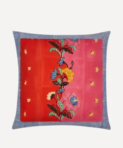 Lisa Corti Cushions^Large Indonesian Red Rose Cushion
