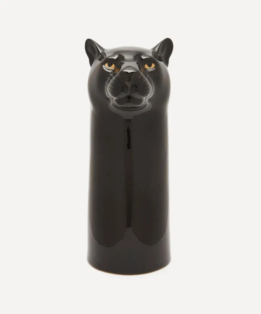 Quail Vases^Large Panther Vase
