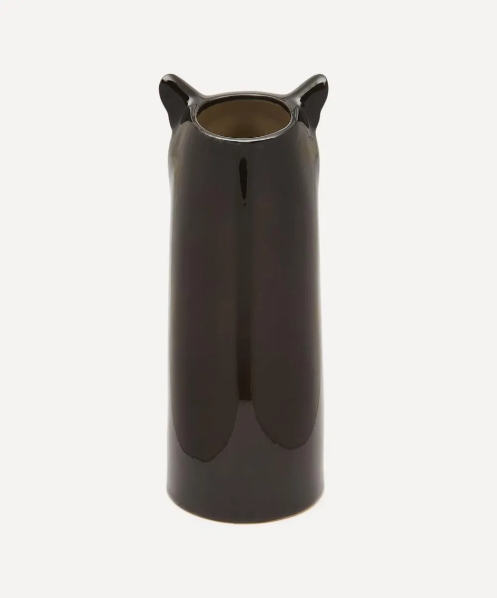 Quail Vases^Large Panther Vase