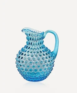 KLIMCHI Glass & Drinksware^Large Rounded Hobnail Jug