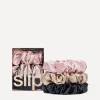 Slip Hair Styling|Hair Accessories^Large Silk Scrunchies Pack of 3