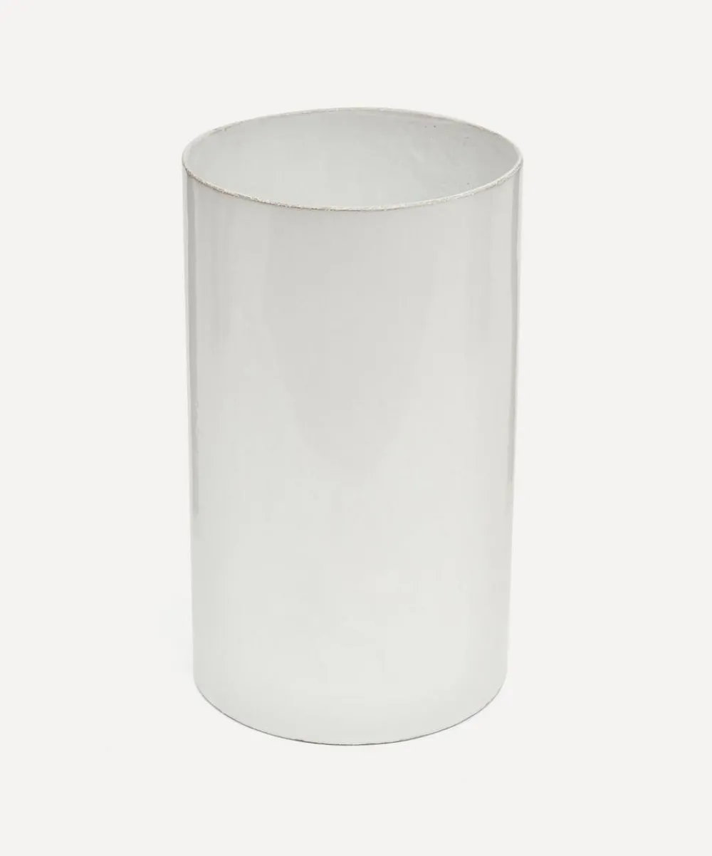 Astier de Villatte Vases^Large Tube Vase