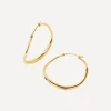 Dinny Hall Earrings^Large Wave Hoop Earrings