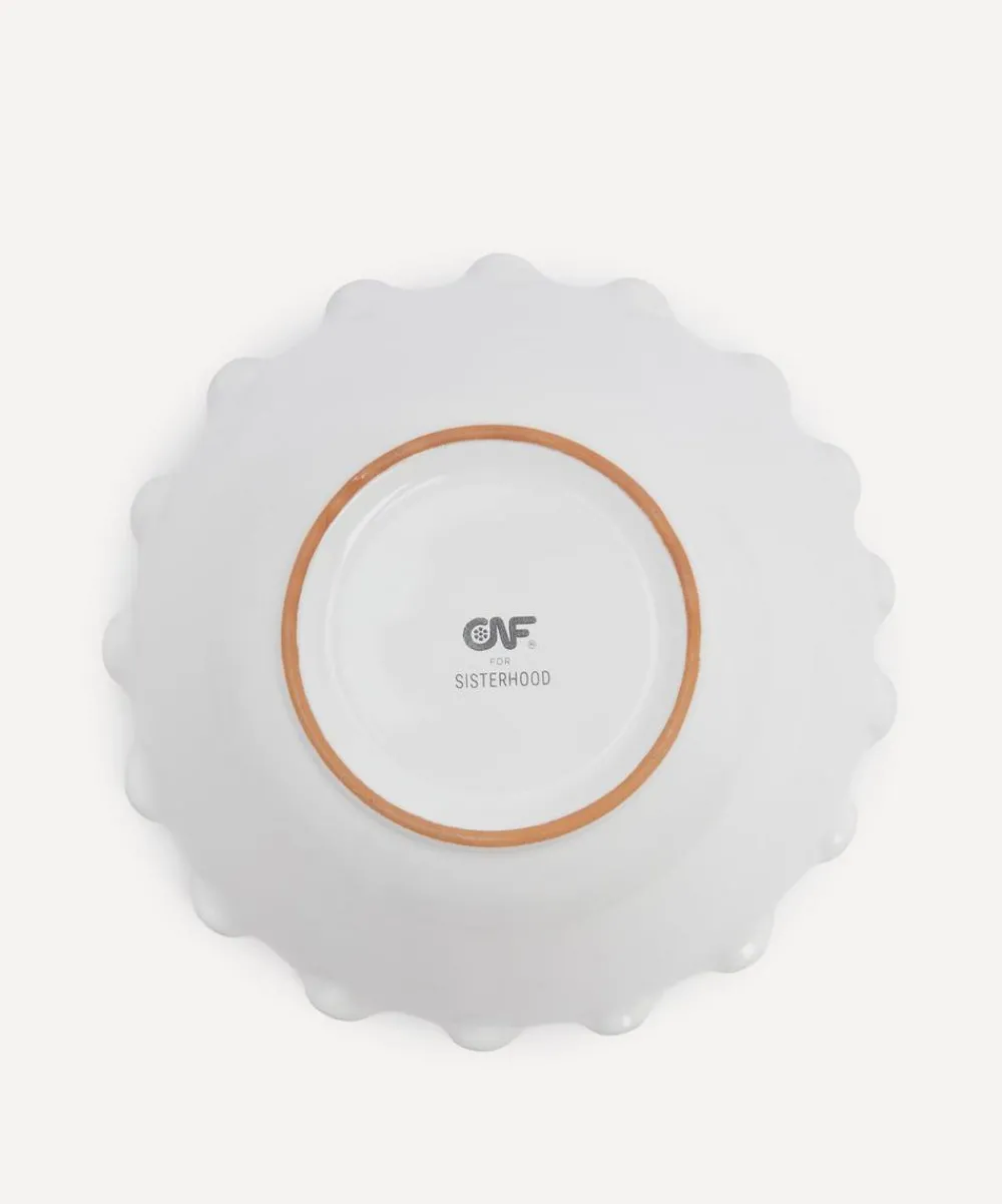 Sisterhood Tableware^Large Wavy Ceramic Bowl