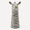Quail Vases^Large Zebra Vase
