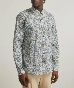 Liberty Shirts^Lasenby Salters Forest Tana Lawn™ Cotton Casual Shirt