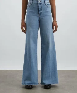 Frame Jeans^Le Palazzo High-Rise Wide Leg Jeans in Lark